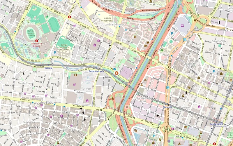 Mapa de la ubicación de Parroquia San Miguel Arcángel